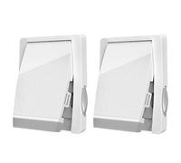 Sliding Door Security Lock, Window Stopper, Safety Locking Device with 2 Pack, Reliable Child Protection for Bathroom, Bedroom Apartment, Everyday Home Travel Use, Baby Proofing, White