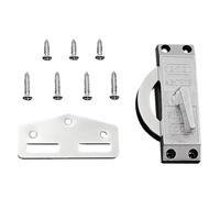 Sliding Gate Lock, Barn Gate Lock, Sliding Barn Lock, Door Hook Lock, 180-Degree Sliding Barn Gate Lock with Alloy Sliding Hook for Doors Multi-Use Door Hook Lock for Barn Doors, 0.98x3.15in