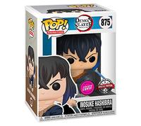 Sliding Monkey Funko Pop ! Animation : Demon Slayer - Inosuke Hashibira Special Edition Flocked Chase 875 - Lot exclusif de 3 pièces - Trieur robuste et protecteur anti-pop - Standard (SM-875C)