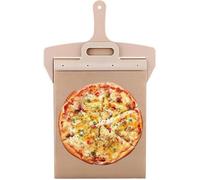 Sliding Pizza Peel Sliding Pizza Peel with Handle Non-Stick Pizza Shovel 30 cm x 58 cm This sliding pizza peel allows