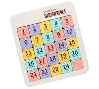 Sliding Puzzle Game Toy - Brain Teaser Challenge, Educational Logic Activity | Six By Six Grid Puzzle Sliding Brain Teaser Game, Portable Compact Educational Ṕuzzle Toy Cognitive Development Skill Tra