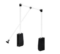 SLID'UP by Mantion Elévateur de penderie escamotable en Aluminium - boîtier Noir - Largeur Dressing 920-1240 mm