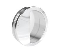 SLID'UP by Mantion Poignée cuvette ronde diamètre 55 mm - plastique argenté