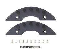 Slière de Pression du Pied 2PCS - Fixation de la de Queue de Skateboard, Outil de frottement pour étincelles de | Création d'effet de Skid de Gardien de Patin Noir, Block Material Dur