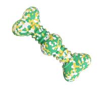 Slightly warm 1 pièce à mâcher inodore pour chien, indestructible, résistant, réutilisable, nettoyage des dents en caoutchouc, facile à nettoyer, forme d'os à mâcher pour chiens de petite, moyenne et