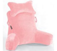 SLIGUY Coussin de Lecture - Très Grand Coussin de Lit de 80 cm avec Corolle Détachable pour le Cou et les Bras pour S'asseoir au Lit ou au Canapé - Coussin de Lecture avec Appui-tête pour Adultes pour