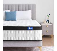 slily Matelas 120x190cm,Épaisseur 26cm,Matelas en Ressorts Ensachés Soutien 7 Zones，H4 Dureté Moyenne, Respirantt，Mousse à Mémoire de Forme Haute Densité, Certifié Oeko-Tex