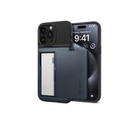Slim Armor CS - Coque de protection pour téléphone portable - polycarbonate, polyuréthanne thermoplastique (TPU) - ardoise métal - pour Apple iPhone