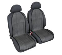 Paire Housses de Siège Dossiers Avant pour Voiture Universel Anthracite Estate