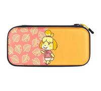 Pdp Gaming Licence Officiel Switch Slim deluxe Travel Case - Isabelle - Semi-Hardshell - Console Stand - Protective Pu leather - Holds 14 Games - Works avec Switch Oled & Lite