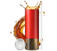 Slim Drink Tumbler, Stainless Steel Insulated Travel System Kit, 20 Oz Reusable Cup Bottle Set, Portable Straw Lid Beverage Holder Unit, Hot Cold Drink Carrier, Home School Picnic Camping Commuting