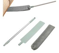 Slim Dusting Tool,Extendable Dusters for Cleaning - Good Material Microfiber Duster with Extendable Pole Dust Brush, Reusable Cleaning Arrtifact | Long Flat Flexible Duster