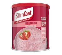 Slim-Fast Summer Strawberry Flavour Milkshake Powder - 12 Portions (438g) - Paquet de 2