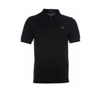SLIM FIT PLAIN FRED PERRY SHIRT (BLACK/CHROM) XL