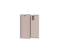 Slim Flip Cover CP-307 - Etui à rabat pour téléphone portable - cuir écologique - beige - pour Nokia 3.1