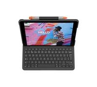 Slim Folio - Clavier et étui - sans fil - Bluetooth - QWERTZ - Allemand - graphite - pour Apple 10.2-inch iPad (7ème génération, 8ème génération,