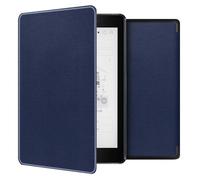 imoshion Étui de liseuse portefeuille Slim Hard pour Kobo Aura One - Bleu foncé