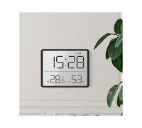 Slim LCD Screen Electronic Digital Clock Can Be Hung On The Wall Back with Magnetic Suction Can Be Hung Refrigerator, Temperature And Humidity Sensor