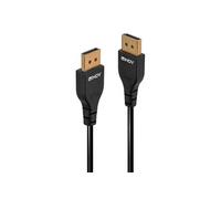 Lindy Câble DisplayPort Slim Line 36461 – DisplayPort 1.4 – 1 m – 4K60Hz