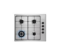 Slim line EGS6414X - Table de cuisson au gaz - 4 plaques de cuisson - Niche - largeur : 55 cm - profondeur : 47 cm - acier inoxydable