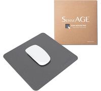 Slim Mouse Pad for Home/Office,Portable Mouse Pad for Computer and Laptop,Vegan Leather Mouse Pad,Non-Slip Base,Compatible with Laser and Optical Mouse.[A4]