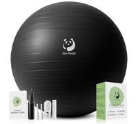 Slim Panda Ballon Pilates, 55-85cm Anti-Slip Ballon de Gymnastique avec Paille de Gonflage, Soft Yoga Ball Équilibre pour Seniors Thérapie, Maison, Fitness, Entraînement à l'équilibre