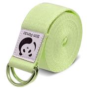 Slim Panda Sangle Yoga 180/250 cm pour Meilleurs Étirements, Ceinture Yoga avec Fermeture en Métal pour Les Yogis Débutants et Confirmés