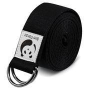 Slim Panda Sangle Yoga 180/250 cm pour Meilleurs Étirements, Ceinture Yoga avec Fermeture en Métal pour Les Yogis Débutants et Confirmés