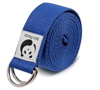 Slim Panda Sangle Yoga 180/250 cm pour Meilleurs Étirements, Ceinture Yoga avec Fermeture en Métal pour Les Yogis Débutants et Confirmés
