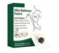 Slim Patch, Soulagement Des Ballonnements, 12pcs, Slim Balance Patch, Autocollant De Gestion Du Poids Naturel, Régulation Énergétique, Pour Femmes Et Hommes
