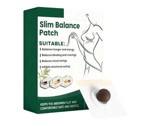 Slim Patch, Soulagement Des Ballonnements, 12pcs, Slim Balance Patch, Autocollant De Gestion Du Poids Naturel, Régulation Énergétique, Pour Femmes Et Hommes