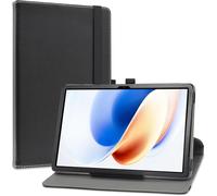 Slim Pu Leather Case And Foldable Stand Folio Cover For Doogee T30e / Umidigi G9 Tab Android Tablet 11 Inches Black
