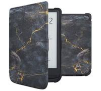imoshion Étui á rabat pour Pocketbook Touch Lux 5 / HD 3 / Basic Lux 4 / Vivlio Lux 5 - Black Marble