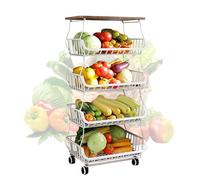 Slim Storage Trolley Chariot à sandwich avec roulettes, chariot à tranches de service public | Porte-documents utilitaire enroulable à support végétal, organisateur de fruits de cuisine gain de place