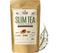 Slim Tea-Detox Foie & Draineur-Infusion Retention D'eau Drainant Puissant-Cure Detox-Thé Vert,Thé Blanc,Maté,Gingembre,Hibiscus,Pissenlit,Cardamom-Thé En Vrac 100g