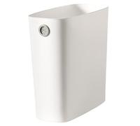 Slim Trash Can, Open Top Plastic Narrow Trash Can, 11.1x10.6x5, 1 pouces Panier à déchets petits avec trou rond, petit bac sans glissement pour la salle de chambre à coucher de salle bain, étroite