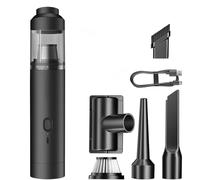 Slim V8 Mate Cordless Car Vacuum High Power 19000PA 2 Suction Modes Lightweight Portable， with Enhanced Dual Power, Handheld Slim V8 Mate 4-in-1 Portable Mini Cordless Car Vacuum (Black,19000pa)