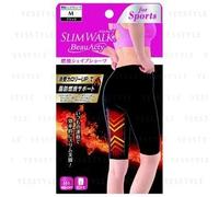 Slim Walk - BeauActy Compression Knee-Length Shorts For Sports 1 pc - Black - M