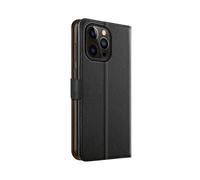 Xqisit 50432 Portefeuille Fin pour iPhone 14 Pro Max 6,7" Noir