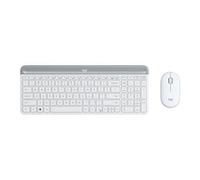 Slim Wireless Combo MK470 - Ensemble clavier et souris - sans fil - 2.4 GHz - Espagnol - blanc cassé