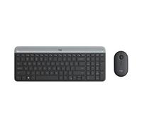 Slim Wireless Combo MK470 - Ensemble clavier et souris - sans fil - 2.4 GHz - Tchèque - graphite