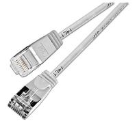 Slim Wirewin PKW-LIGHT-STP-K6 1.0 RJ45 Câble réseau, câble patch CAT 6 U/FTP 1.00 m gris 1 pc(s)