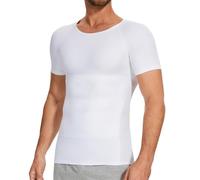 SLIMBELLE Chemise de compression élastique pour homme - Maillot de compression amincissant - Haut de compression pour homme