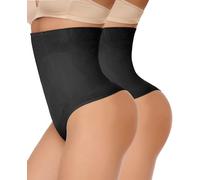 SLIMBELLE Femme Culotte Sculptante Culotte Gainante Ventre String Tanga Plat Taille Haute Gaine Amincissante Panty Minceur Gainante Invisible Lingerie Sculptante Amincissante Effet