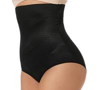 SLIMBELLE® Femme Culotte Sculptante Gainante Panty Invisible à Taille Haute Gaine Amincissante Ventre Plat Shapewear Minceur Body Shaper Noir Beige avec Armature
