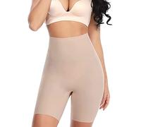 SLIMBELLE Shorty Gainant Culotte Sculptante Ventre Plat Panty Gaine Minceur Femme sans Couture Beige XL
