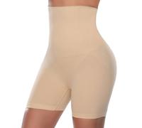 SLIMBELLE Shorty Ventre Plat Culotte Sculptante Panty Minceur Femme sans Couture Beige M,M/FR 38-40,Beige