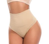 SLIMBELLE String Gainant Tanga Ventre Plat Taille Moyenne Panty Minceur Culotte Sculptante Shapewear Thong Amincissante Gaine Invisible M