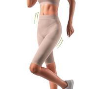 SlimCell Gambetti Short Gainant Femme Ventre Plat -Legging Anti-Cellulite, Panty Gainant Invisible, Gaine Amincissante en Microfibre Massante, Gaine Ventre Plat Maintien Fort-Made in Italy XL/XXL Nude