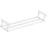 Slimdescent Cabinet Telescopic Shelf, Adjustable Shoe Rack Organizer - Double Your Limited Space, Durable Carbon Steel, Quick Setup, Versatile Storage for Kitchen, Closet (White*1pcs,50-95cm)